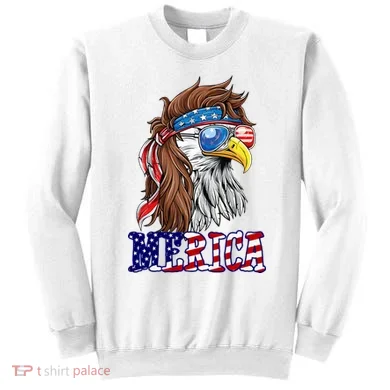 Merica Mullet Eagle Independence Day Sweatshirt