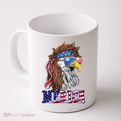Merica Mullet Eagle Independence Day Coffee Mug