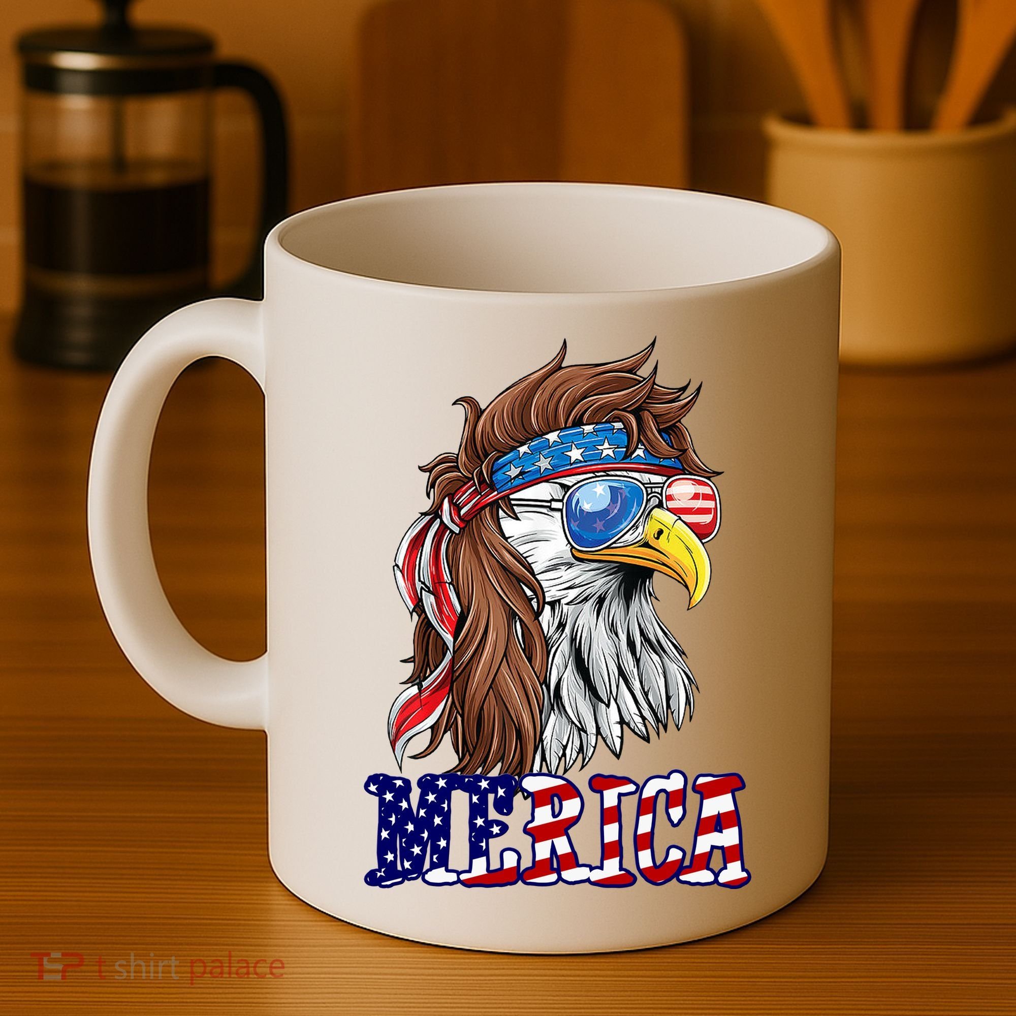 Merica Mullet Eagle Independence Day Coffee Mug