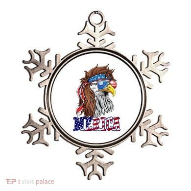 Merica Mullet Eagle Independence Day Ornament