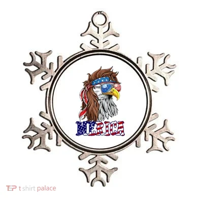 Merica Mullet Eagle Independence Day Ornament