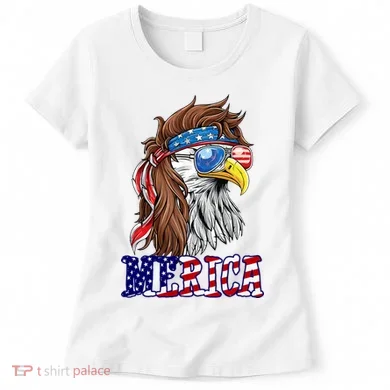 Merica Mullet Eagle Independence Day Women's T-Shirt