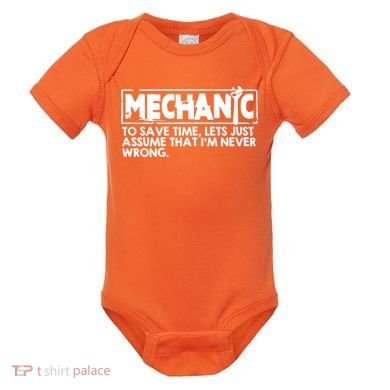 Mechanic Baby Bodysuit