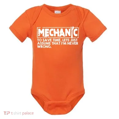 Mechanic Baby Bodysuit