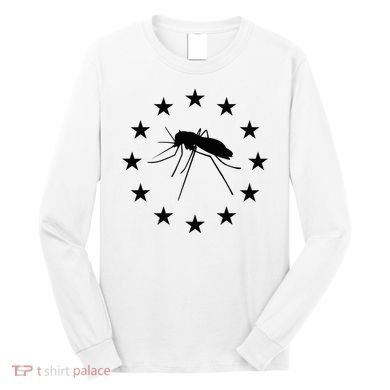 Mosquito Mississippi Flag Long Sleeve Shirt