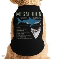 Megalodon Meg Facts Funny Shark Lover Gift Doggie Tank thumb 0