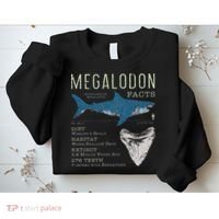 Megalodon Meg Facts Funny Shark Lover Gift Sweatshirt thumb 2