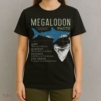 Megalodon Meg Facts Funny Shark Lover Gift T-Shirt thumb 4