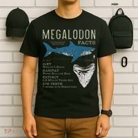 Megalodon Meg Facts Funny Shark Lover Gift T-Shirt thumb 6