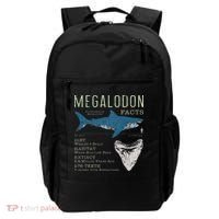 Megalodon Meg Facts Funny Shark Lover Gift Backpack thumb 0