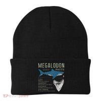 Megalodon Meg Facts Funny Shark Lover Gift Beanie thumb 0