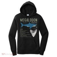 Megalodon Meg Facts Funny Shark Lover Gift Women's Hoodie thumb 0