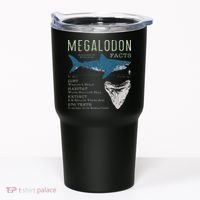 Megalodon Meg Facts Funny Shark Lover Gift Tumbler thumb 0