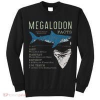 Megalodon Meg Facts Funny Shark Lover Gift Tall Sweatshirt thumb 0