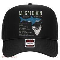 Megalodon Meg Facts Funny Shark Lover Gift Hat thumb 0