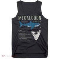 Megalodon Meg Facts Funny Shark Lover Gift Tank Top thumb 0