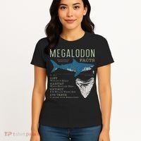 Megalodon Meg Facts Funny Shark Lover Gift Women's T-Shirt thumb 4