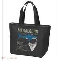 Megalodon Meg Facts Funny Shark Lover Gift Tote Bag thumb 3