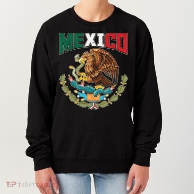 Mexico Mexican Flag Eagle And Snake Women's Sweatshirt
