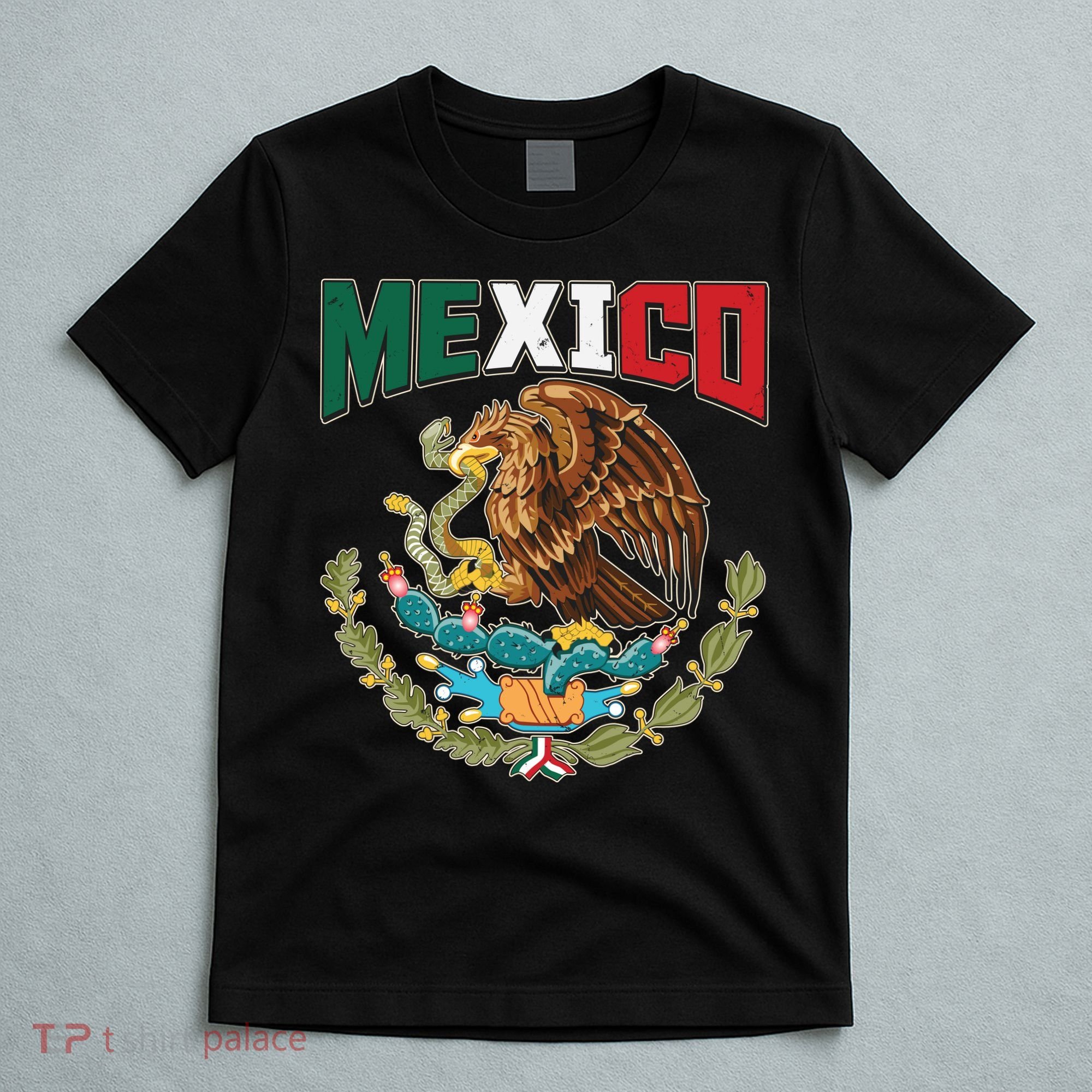Mexico Mexican Flag Eagle And Snake T-Shirt