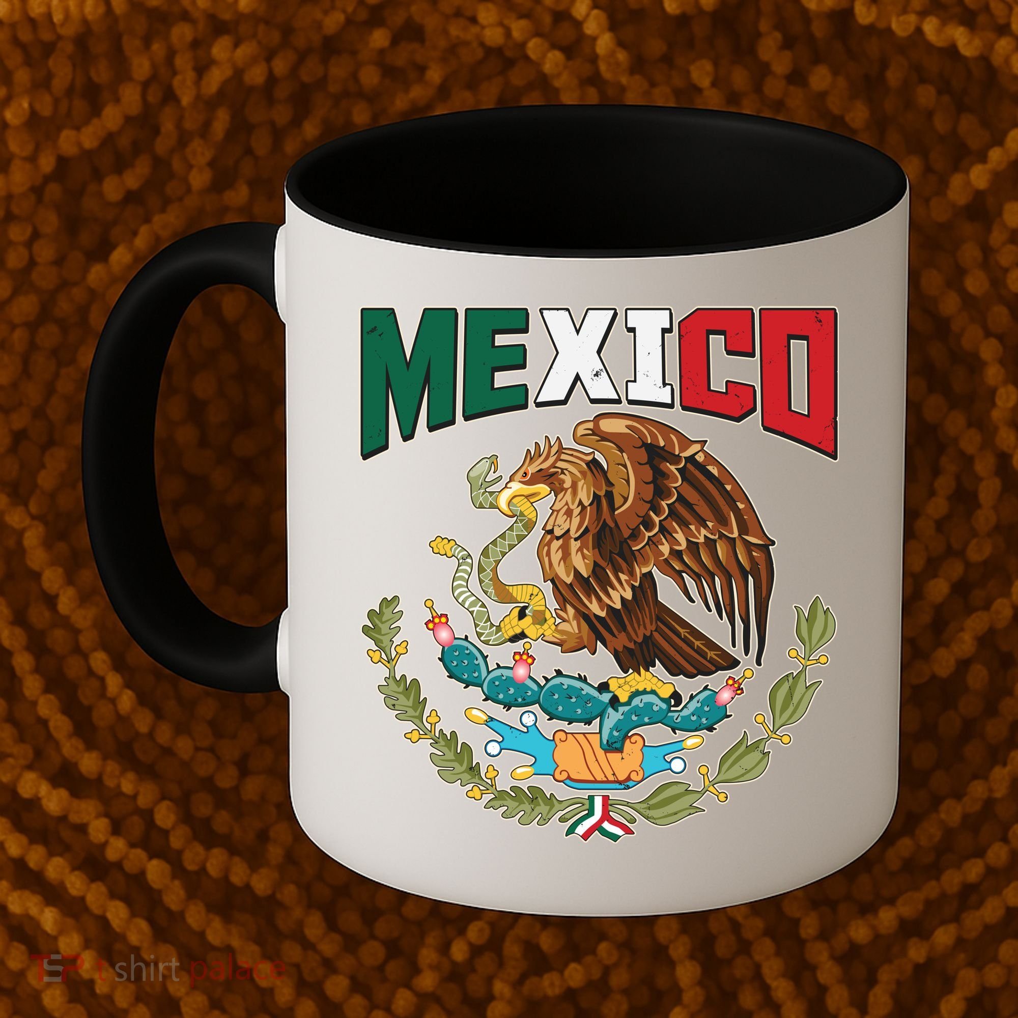 Mexico Mexican Flag Eagle And Snake Coffee Mug