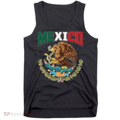 Mexico Mexican Flag Eagle And Snake Tank Top