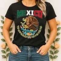 Mexico Mexican Flag Eagle And Snake Women's T-Shirt thumb 2