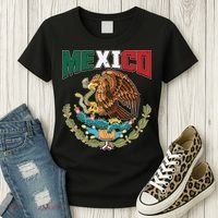 Mexico Mexican Flag Eagle And Snake Women's T-Shirt thumb 3