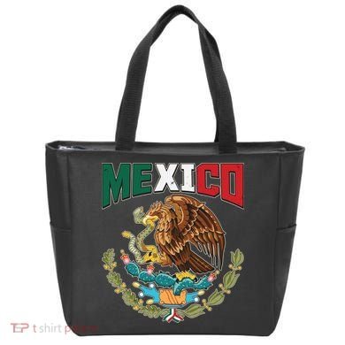 Mexico Mexican Flag Eagle And Snake Tote Bag