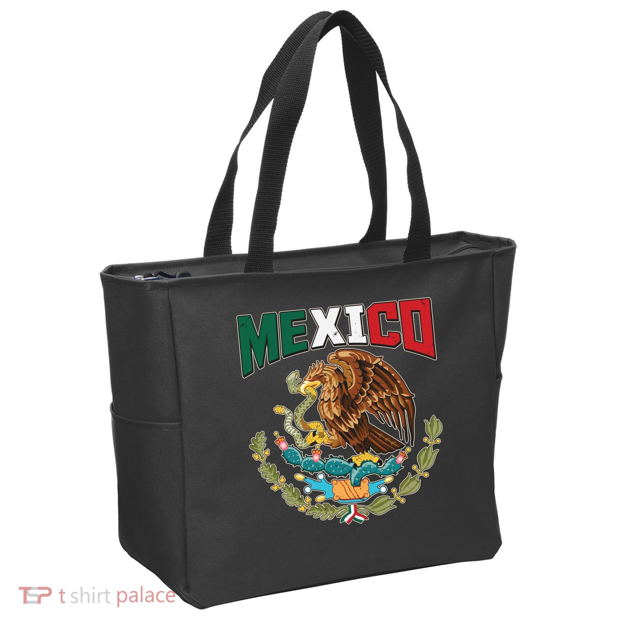 Mexico Mexican Flag Eagle And Snake Tote Bag