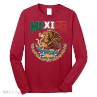 Mexico Mexican Flag Eagle And Snake Long Sleeve Shirt thumb 0