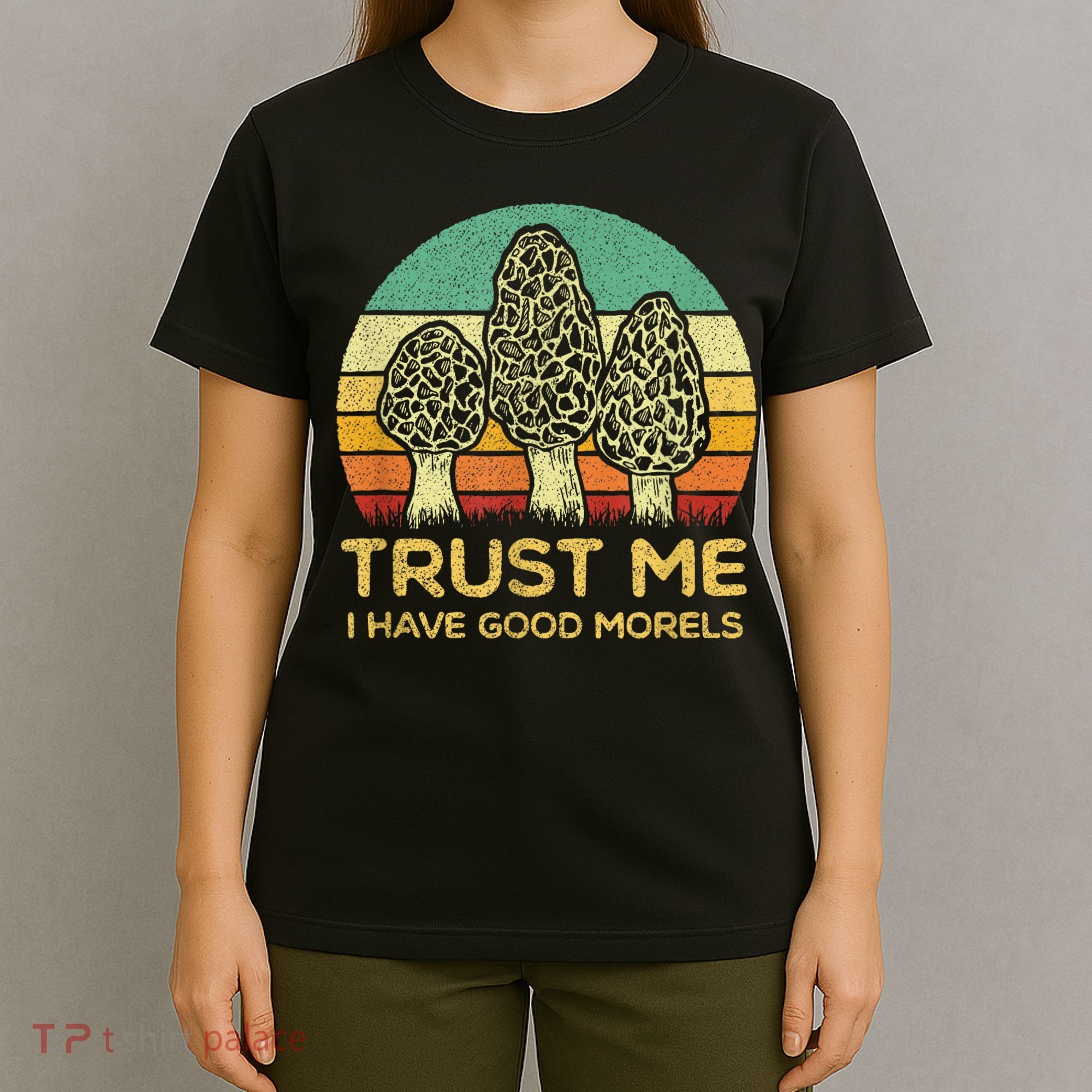 Morel Mushroom Funny Foraging Morels Hunters T-Shirt