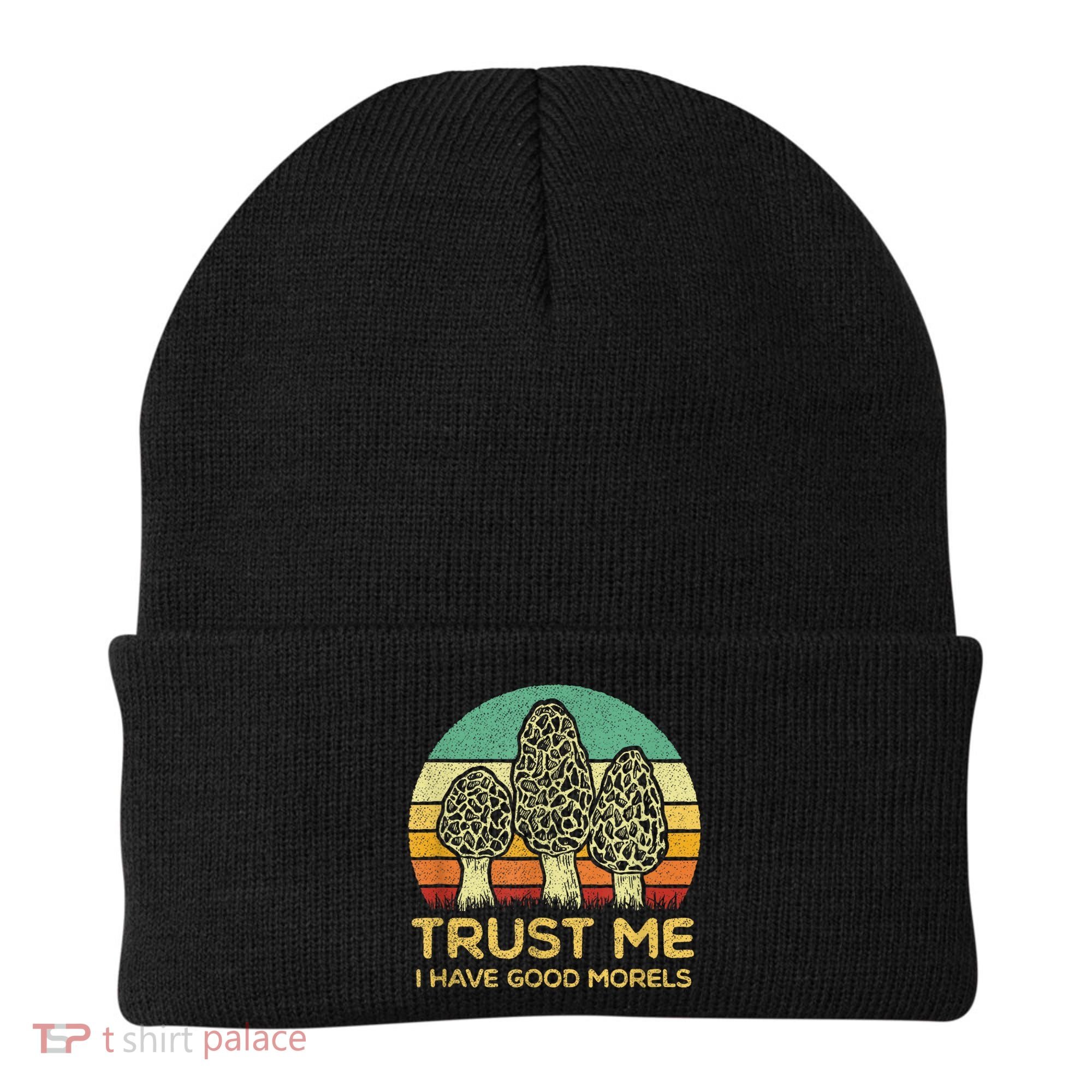 Morel Mushroom Funny Foraging Morels Hunters Beanie