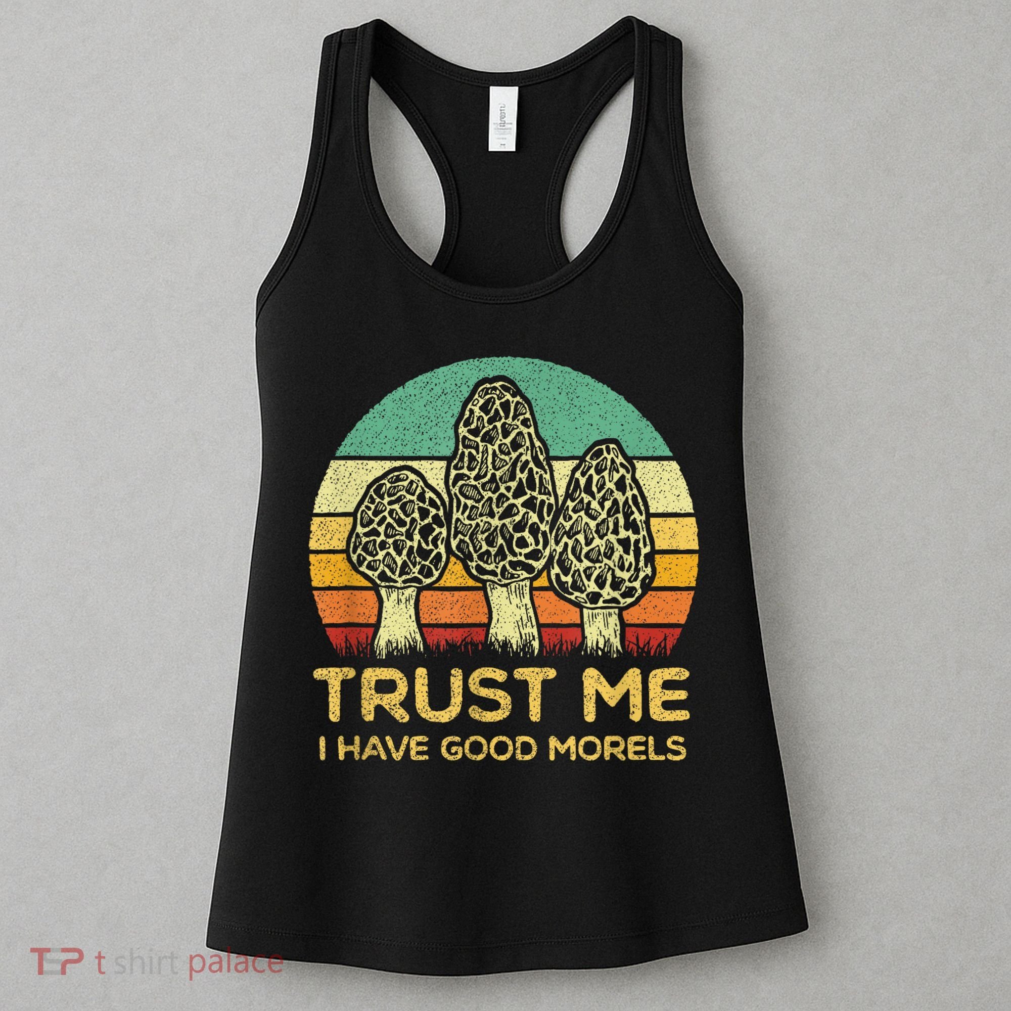 Morel Mushroom Funny Foraging Morels Hunters Women's Tank Top