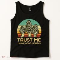 Morel Mushroom Funny Foraging Morels Hunters Tank Top thumb 2