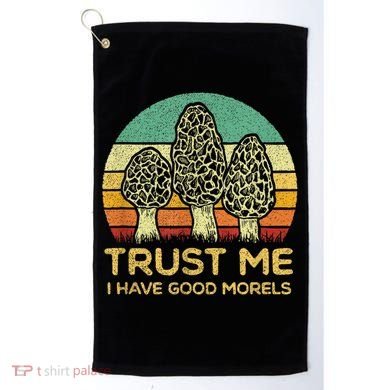 Morel Mushroom Funny Foraging Morels Hunters Golf Towel