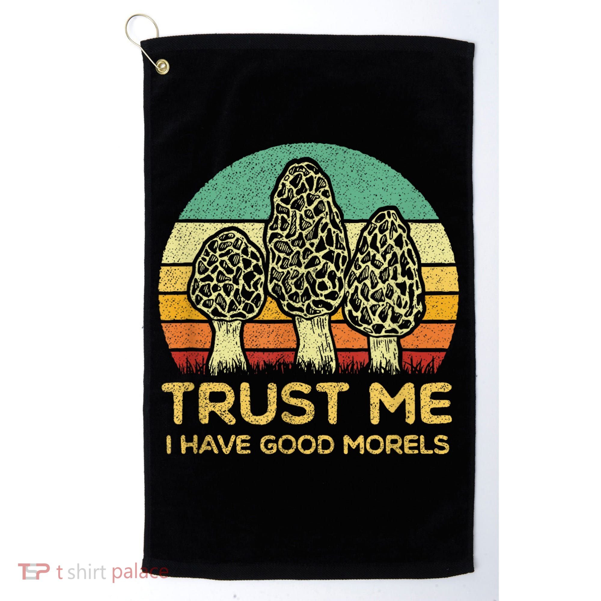 Morel Mushroom Funny Foraging Morels Hunters Golf Towel