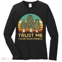 Morel Mushroom Funny Foraging Morels Hunters Women's Long Sleeve Shirt thumb 0