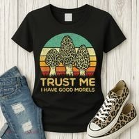 Morel Mushroom Funny Foraging Morels Hunters Women's T-Shirt thumb 3