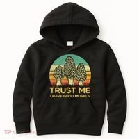 Morel Mushroom Funny Foraging Morels Hunters Kids Hoodie thumb 0