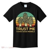 Morel Mushroom Funny Foraging Morels Hunters Kids T-Shirt thumb 0