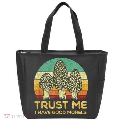 Morel Mushroom Funny Foraging Morels Hunters Tote Bag
