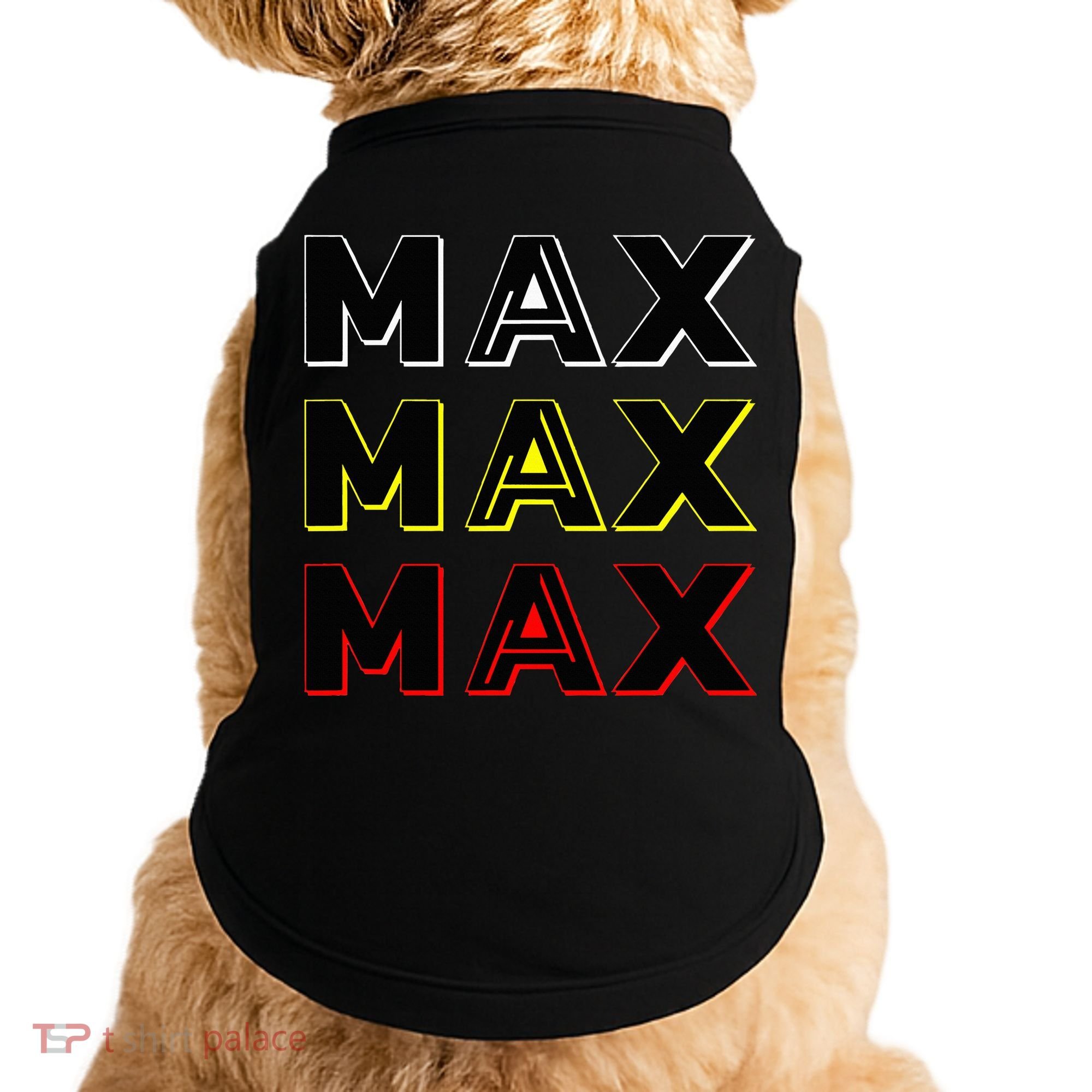 Max Max Formula Racing Driver Fan Team Box Box Box Doggie Tank