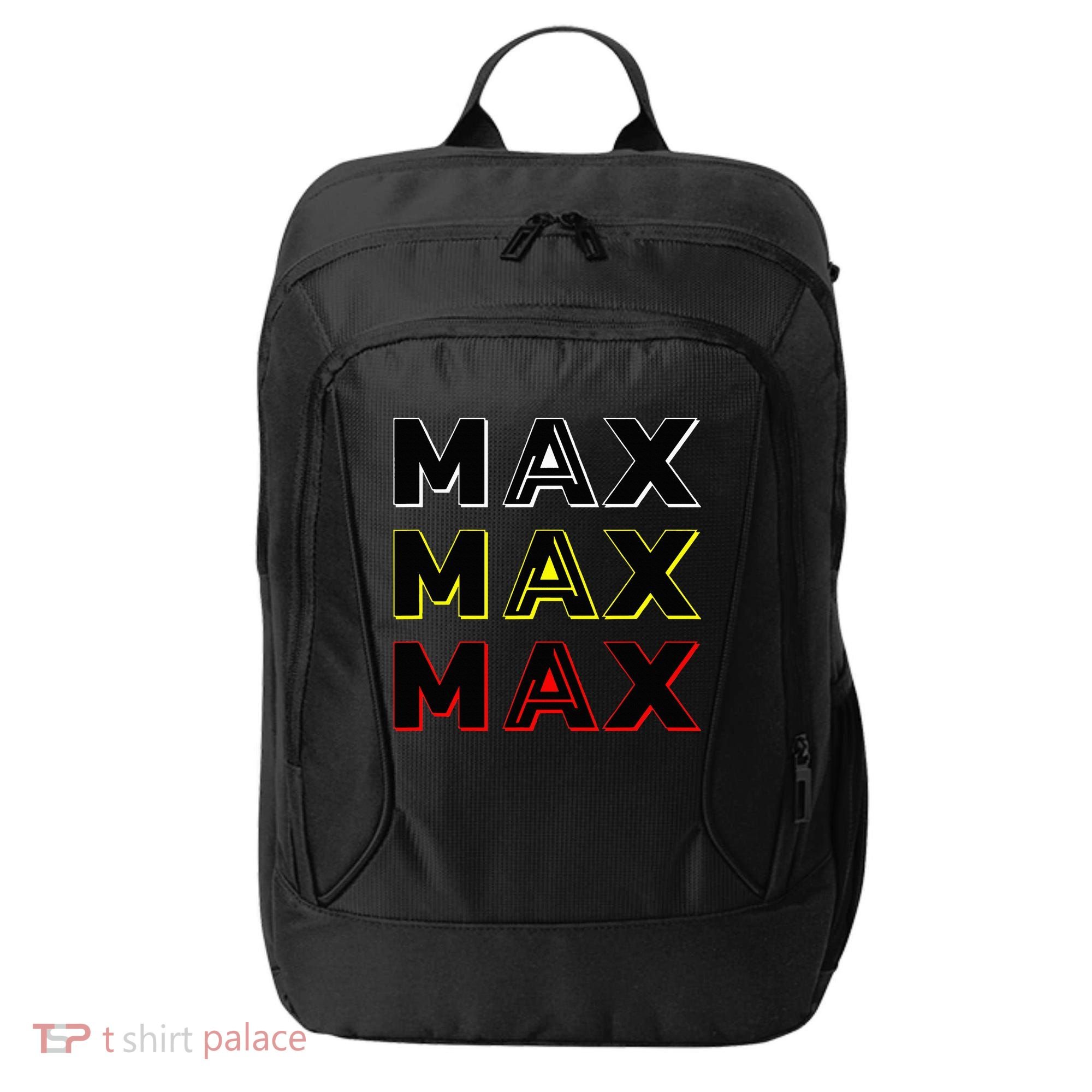 Max Max Formula Racing Driver Fan Team Box Box Box City Backpack
