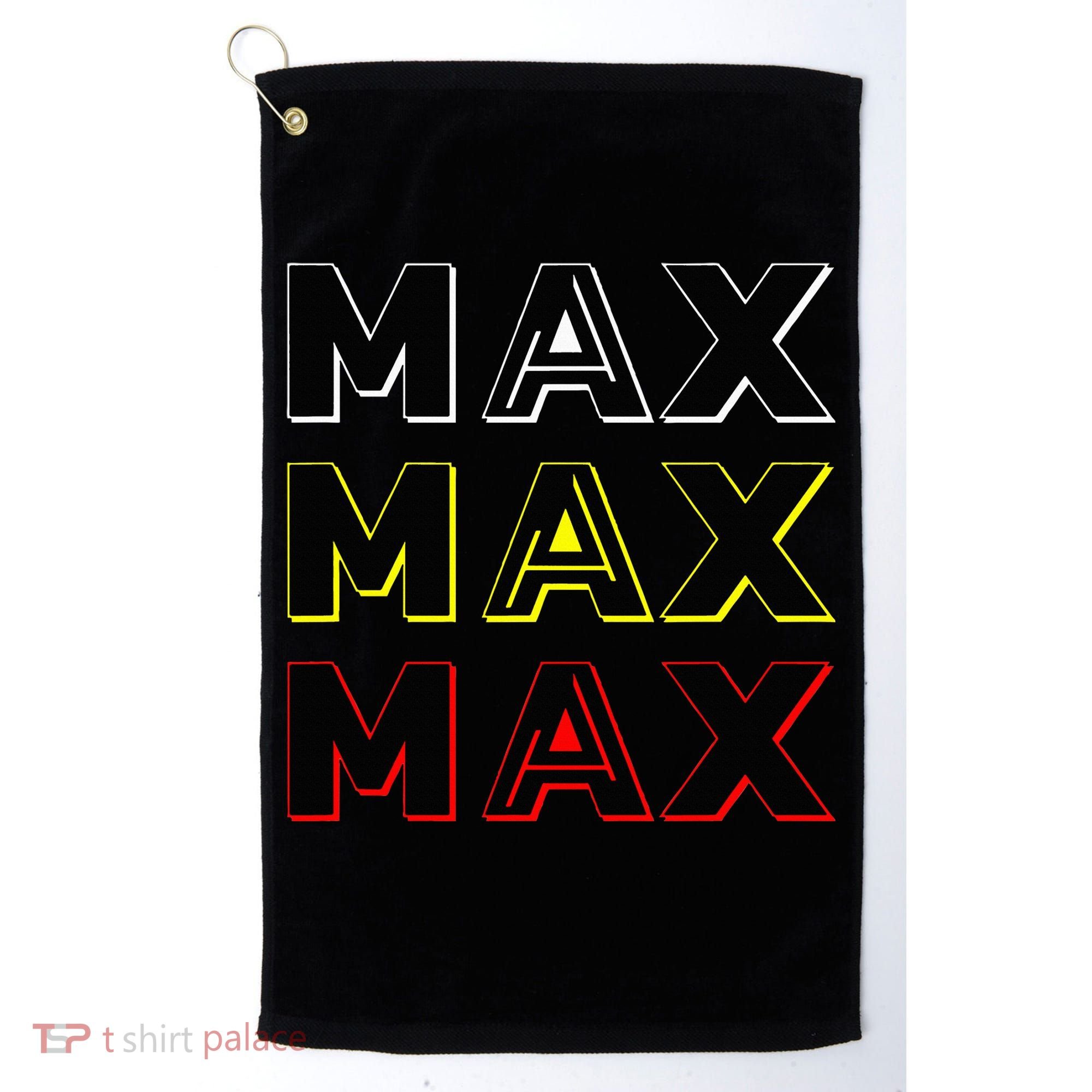Max Max Formula Racing Driver Fan Team Box Box Box Golf Towel