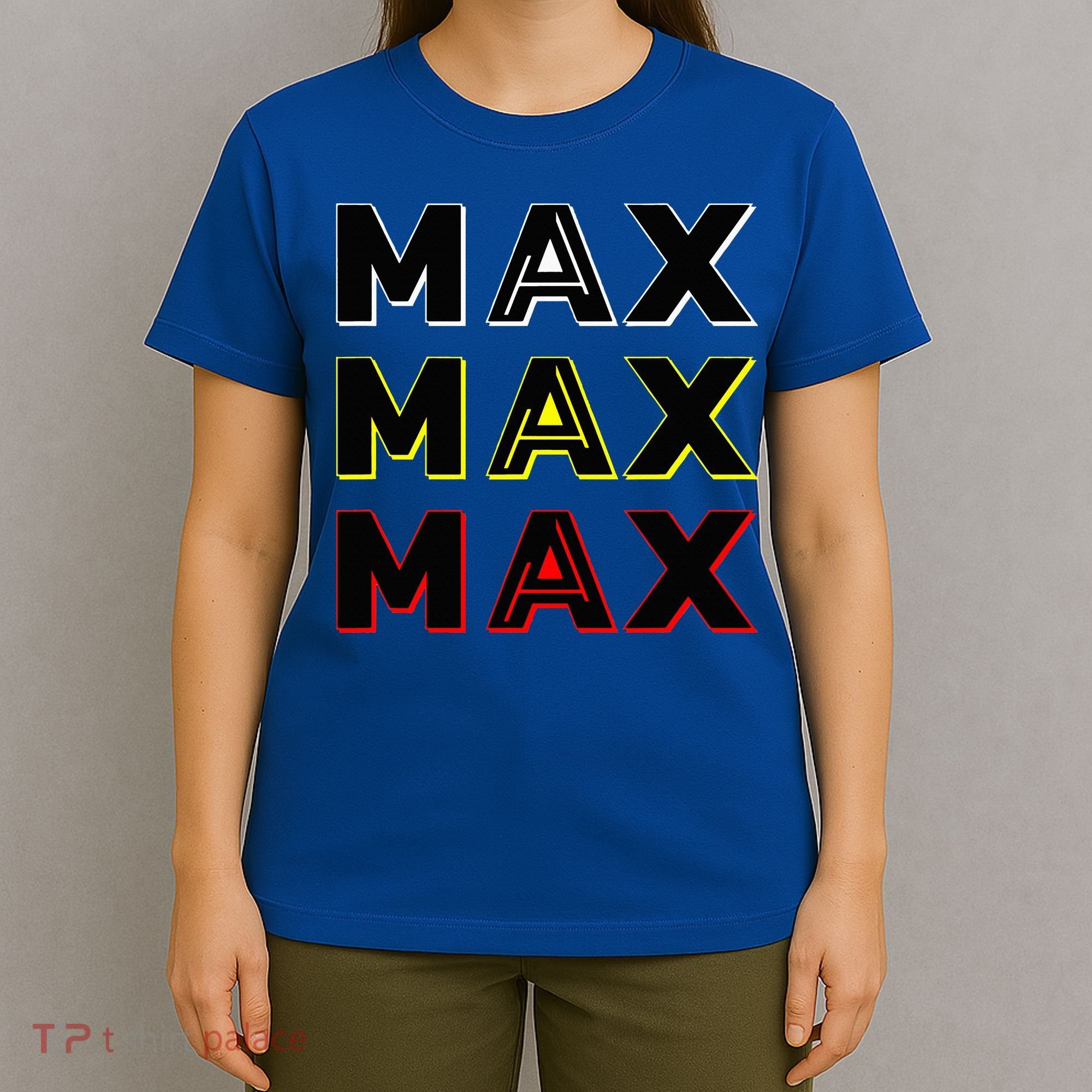 Max Max Formula Racing Driver Fan Team Box Box Box T-Shirt