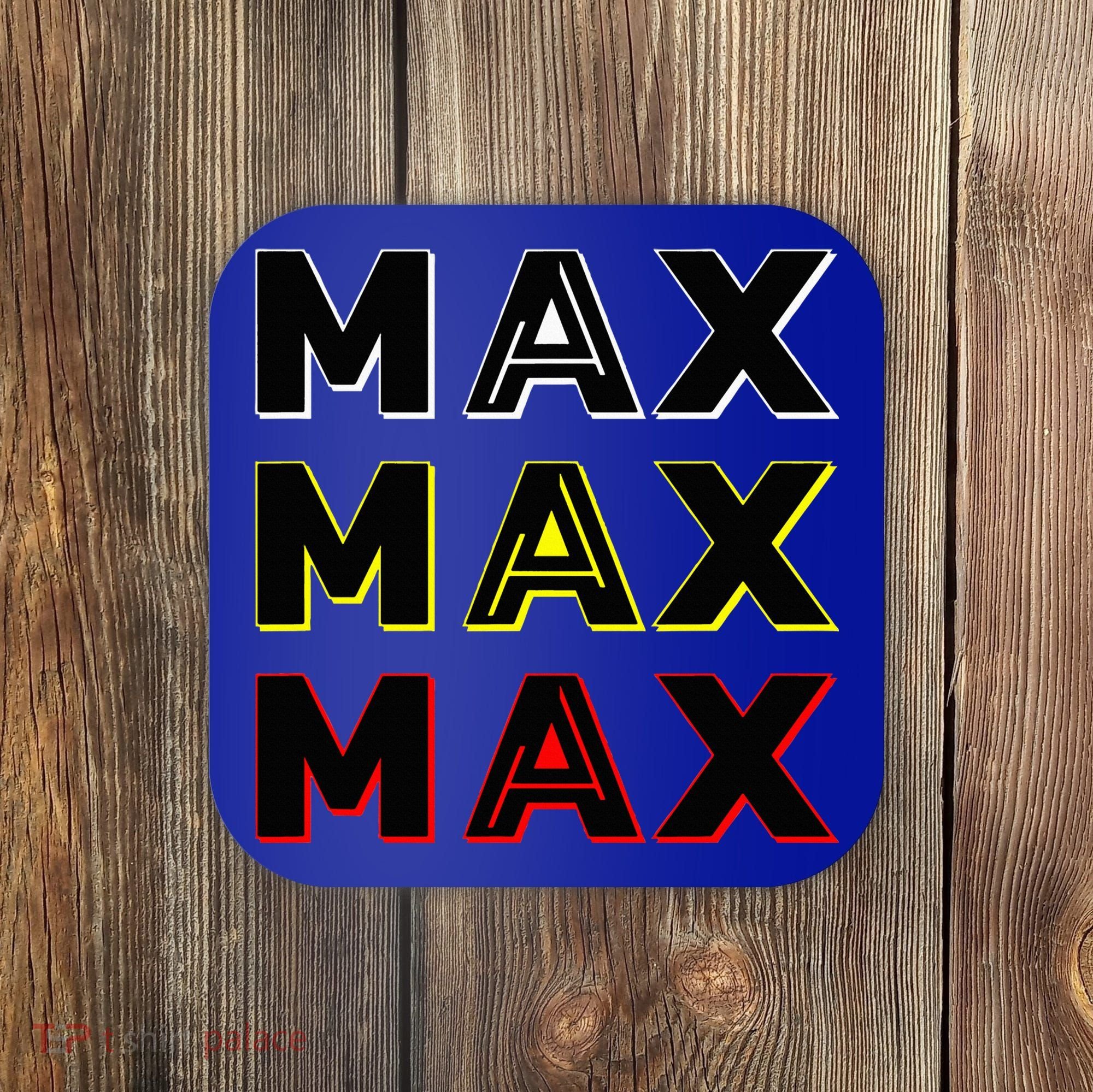 Max Max Formula Racing Driver Fan Team Box Box Box Coaster