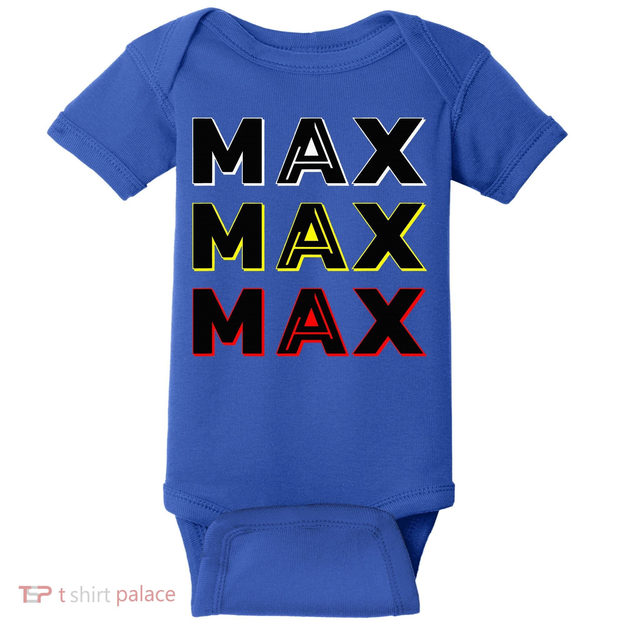 Max Max Formula Racing Driver Fan Team Box Box Box Baby Bodysuit