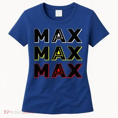 Max Max Formula Racing Driver Fan Team Box Box Box Women's T-Shirt