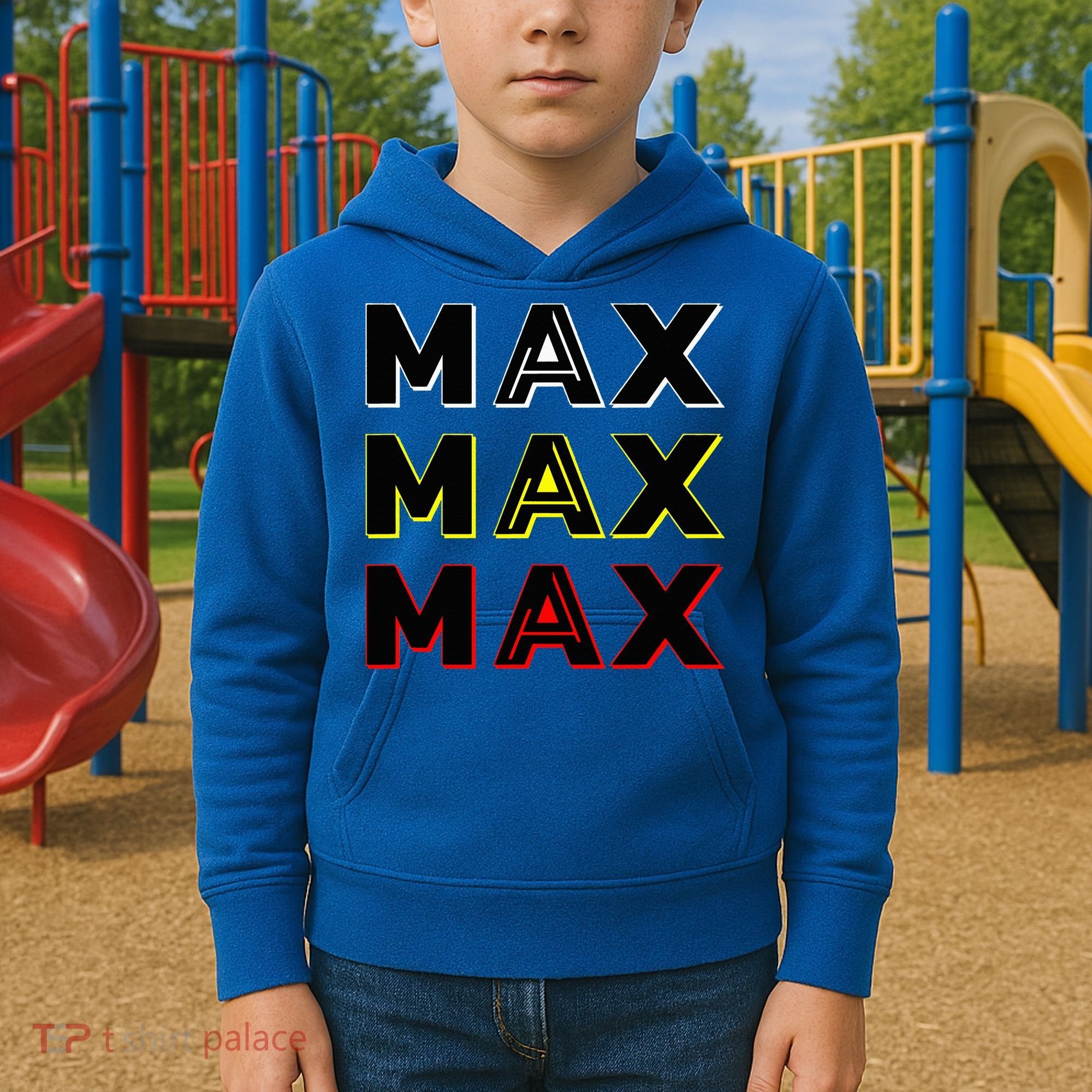 Max Max Formula Racing Driver Fan Team Box Box Box Kids Hoodie